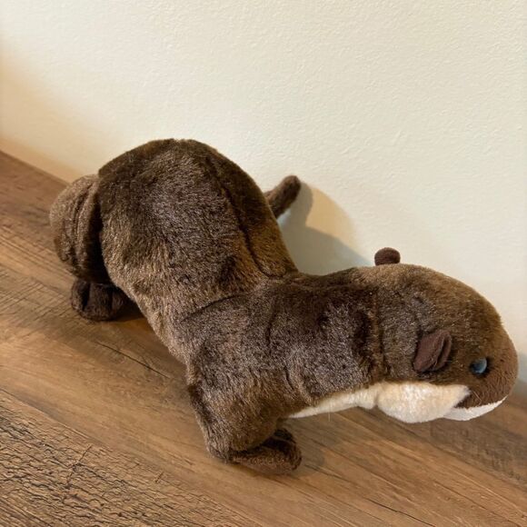 Wild Republic Brown River Otter Stuffed Animal Plush Toy 11" - Picture 5 of 10
